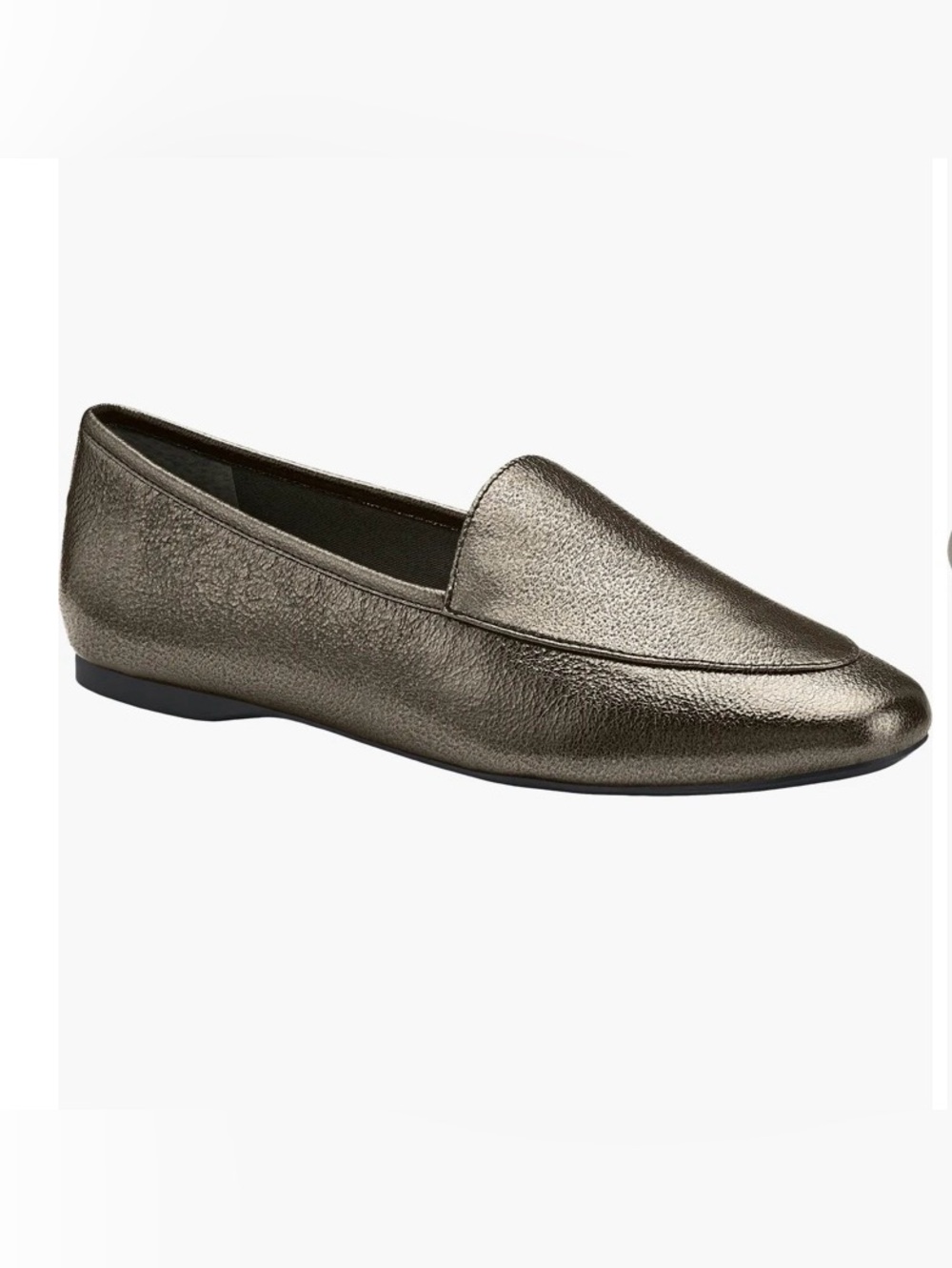 Birdies Vesper Leather Flat Metallic Loafer Size 10